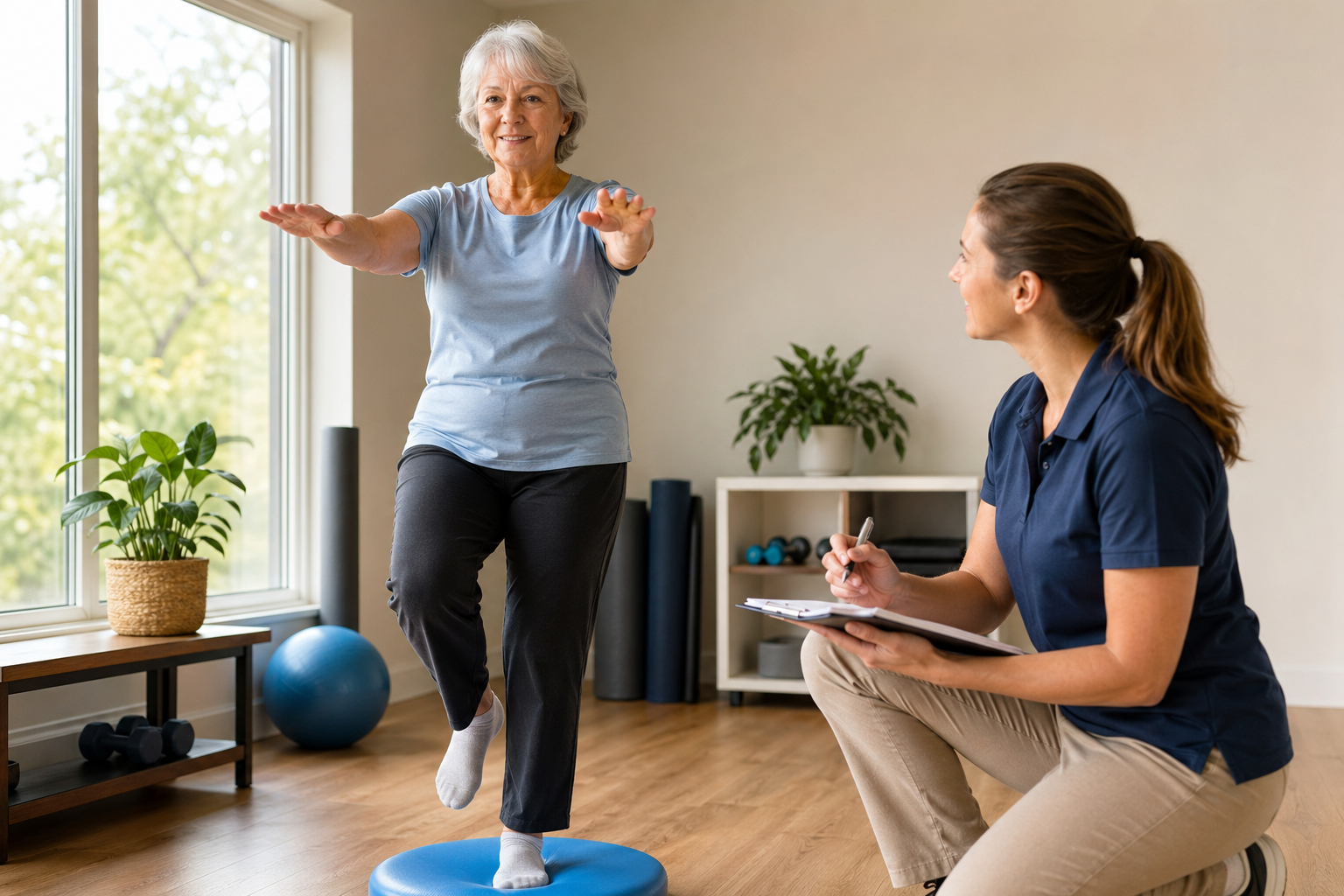 Balance Exercise Notes Older Adults Can Bring to a Clinician
