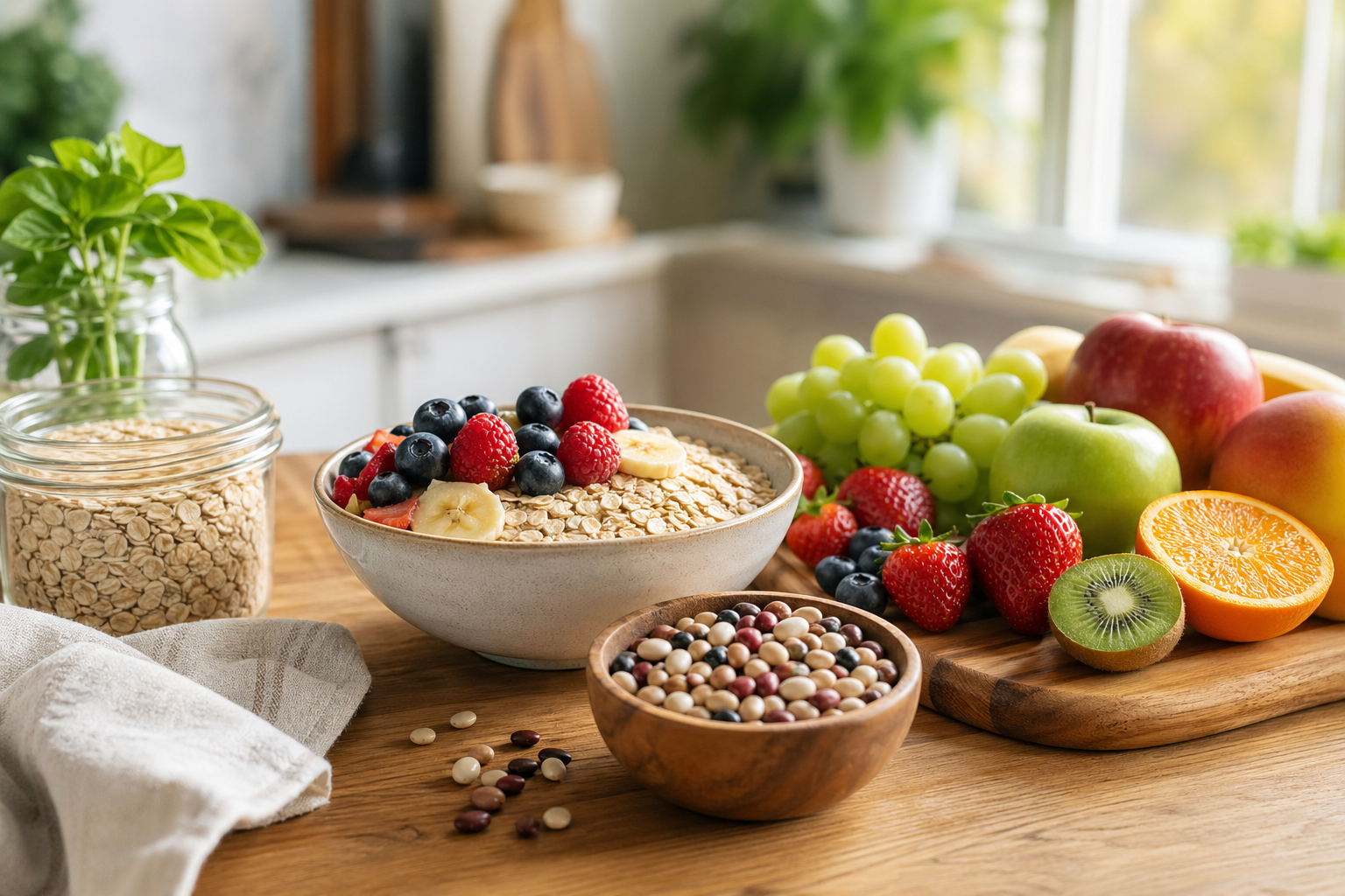 Fiber and Nutrition: Adding Beans, Oats, and Fruit Gradually