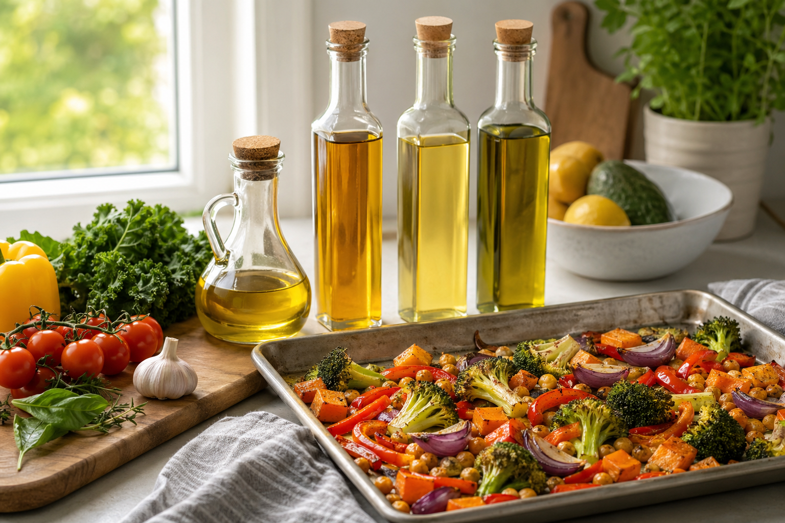 Healthy Cooking Oils for Sheet Pan Meals and Sauteing